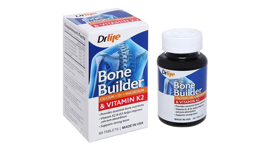 Combo 4 hộp Thực phẩm bảo vệ sức khoẻ: Dr Life Bone Builder - 1